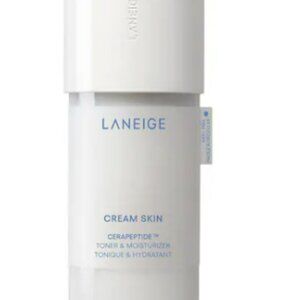 Cream Skin Refillable Milky Toner with Ceramides and Peptides